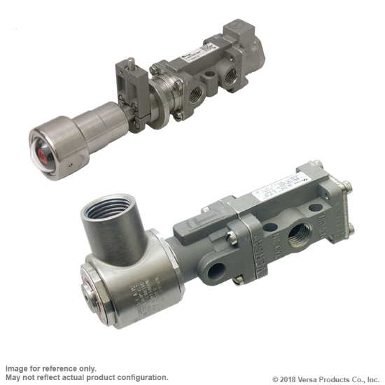 Vanne 3 voies, acier inoxydable, 24 V CC | BSG-3328-316-LA-ST-XN-D024