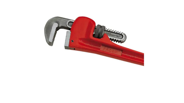 Clé à pipe Facom, longueur totale 610 mm, capacité d'écartement des mâchoires 102 mm