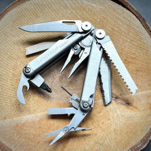 Outil multifonction Leatherman Wave Plus 420HC, lames en acier inoxydable, étui à bouton en nylon - Argenté - Boîte