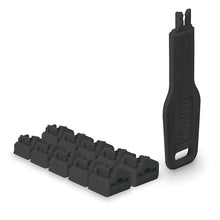 Bloqueur de port RJ45, lot de 10 + 1 clé, noir
