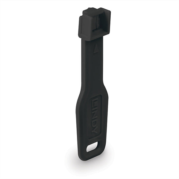 Bloqueur de port RJ45, lot de 10 + 1 clé, noir