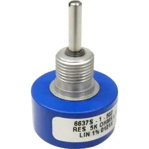 Potentiomètres de précision 1K 10% à montage sur douille