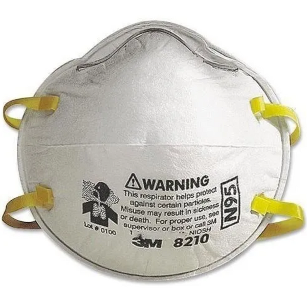 Respirateur contre les particules 3M™ 8210, N95, 160 unités/caisse