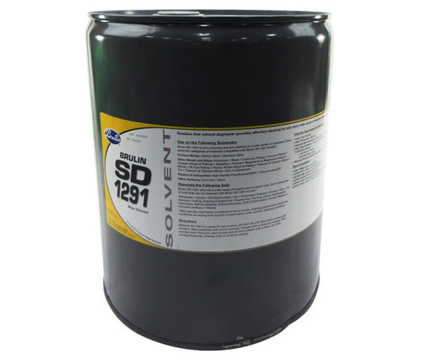 Dégraissant solvant Brulin SD 1291 304012 Blanc à l'eau, seau de 5 gallons