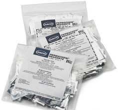 POUDRE INDICATEUR DE BROMOCRÉSOL VERT-ROUGE DE MÉTHYLE POUR ANALYSE DE L'ALCALINITÉ TOTALE DE L'EAU (100 OREILLERS/PAQUET) FABRICANT : HACH EUROPE