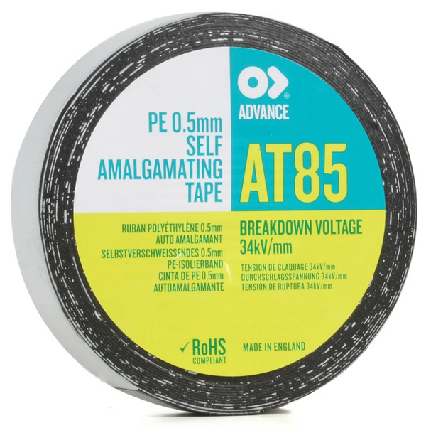 Ruban auto-amalgamant noir Advance Tapes 19 mm x 10 m 