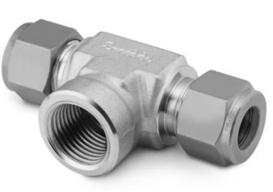 SS-1210-3TTF – Raccord en T femelle (diamètre extérieur du tube : 3/4 po x filetage femelle NPT : 3/4 po)