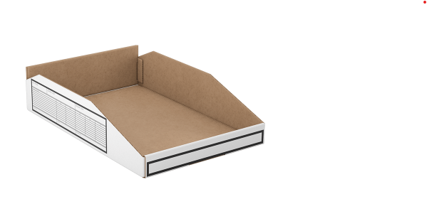 McMaster-Carr 5073T64 – Boîtes de rangement en carton, 12 po L × 18 po P × 4 po H (paquet de 5)