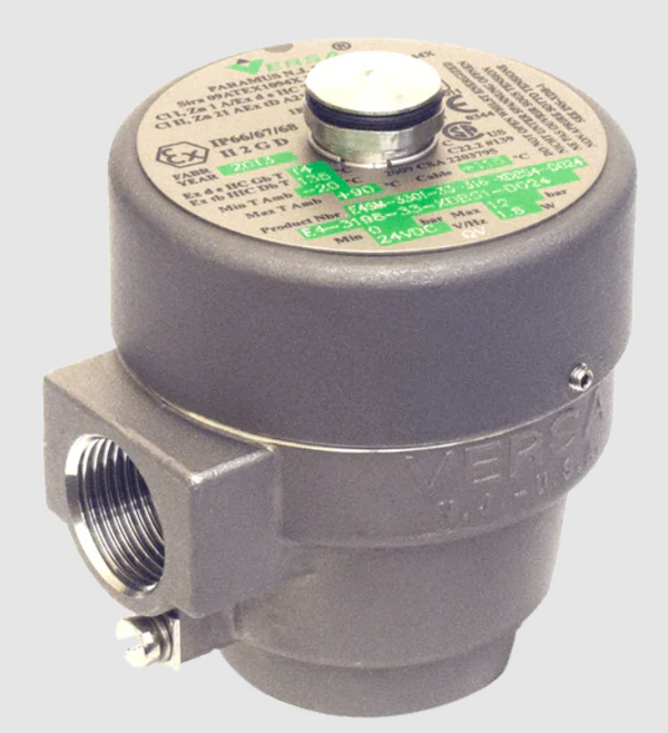 Vanne 3 voies, acier inoxydable, 24 V CC | CSG-3321-316-U-XDBT8C-D024