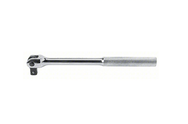 Barre de force PROTO : entraînement 1/2 po, longueur totale 15 1/4 po, poignée moletée, acier allié, chromée 
