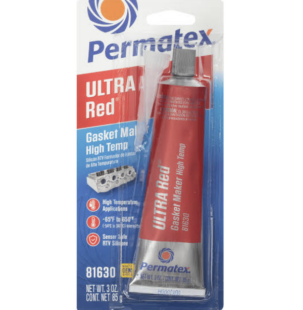 Permatex Ultra Red High-Temp RTV Silicone Gasket Maker