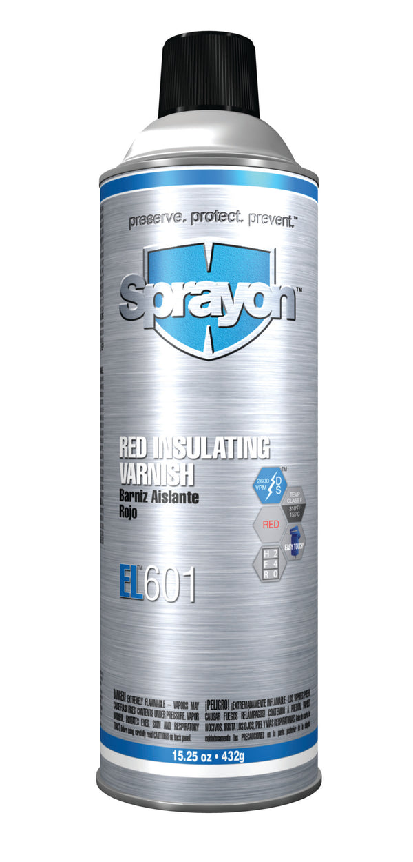 Krylon S00601 Sprayon EL601 Vernis isolant rouge 15 oz en aérosol