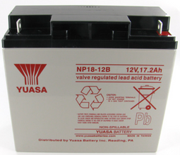 Batterie au plomb Yuasa NP18-12B - 12 V, 17,2 Ah