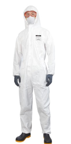 Combinaison de protection chimique Worksafe Chempro 1800 avec capuche, blanche