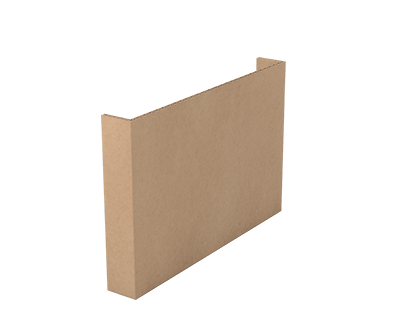 5073T44 : Boîtes de rangement en carton avec séparateurs, 15,2 cm (L) × 45,7 cm (P) × 10,2 cm (H)