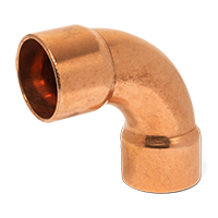 Coude en cuivre 90° SR (2-1/8") 
