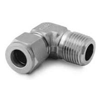 SS-600-2-4 – Stainless Steel Swagelok Tube Fitting Male Elbow, 3/8 in. Tube OD x 1/4 in. Male NPT, 316 SS