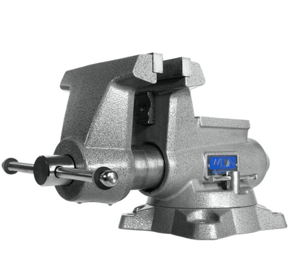 Étau professionnel Mechanics, largeur des mâchoires : 16,5 cm, ouverture des mâchoires : 15,2 cm, base pivotante à 360°