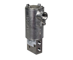 Vanne à action directe Maxseal ICO3 24 Vcc 3/2 NC en acier inoxydable avec orifice 1/4" NPT