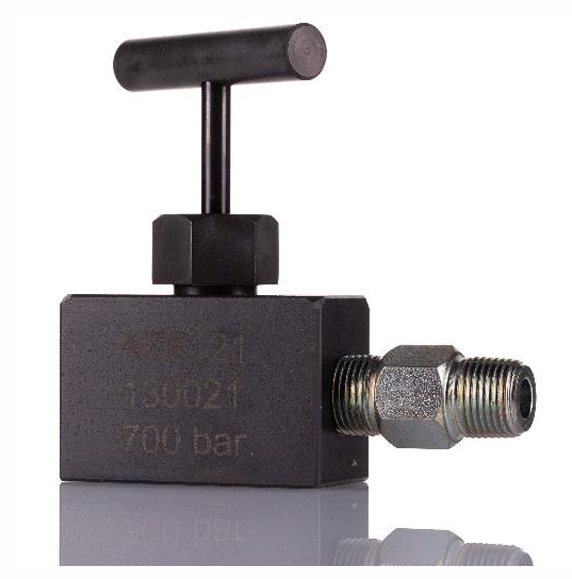 Distributeur hydraulique de régulation de débit RS PRO, NPT 3/8, 700 bar, 2