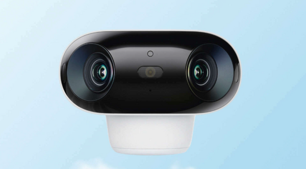 Caméra solaire/batterie intelligente 4K ColorX à double objectif et panorama à 180° 