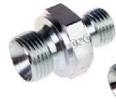 Adaptateur hydraulique Parker à filetage droit G 1/4 mâle vers R 1/4 mâle