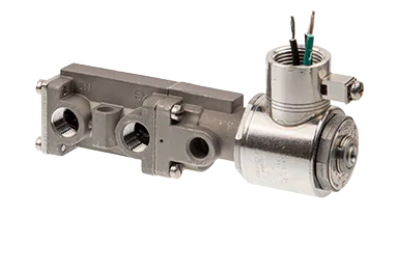 Vanne 3 voies, acier inoxydable, 24 V CC