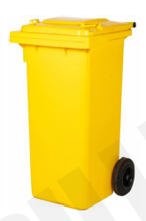 SDGWB120Y - Poubelle à déchets ménagers 120 L