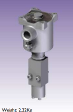Électrovanne 3/2 normalement fermée en acier inoxydable FP01/S1/M/32/NC/S/77A-24D/30/[M221]