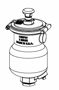 Kit de réparation Crispin – Valve de purge d'air de 1 pouce (Série X, 150 lb, acier inoxydable super duplex)