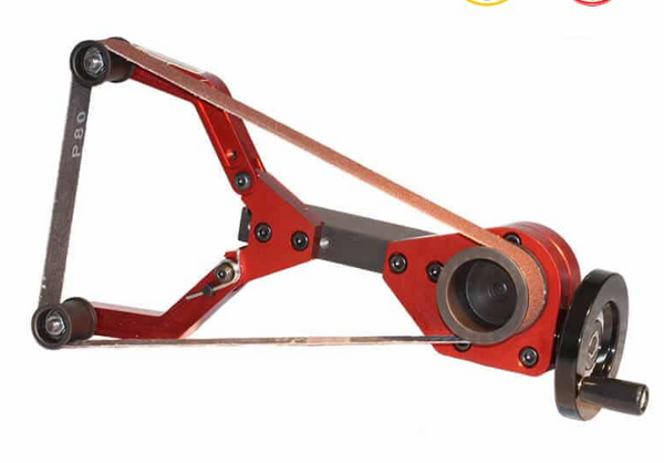 Porte-bande abrasive pour tours