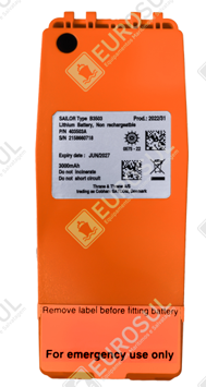 Batterie au lithium primaire SAILOR B3503 ATEX