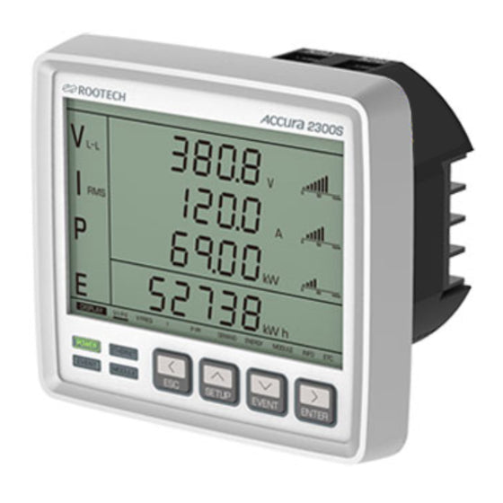 Module de protection moteur et IHM Rootech A2750D (série Accura 2750D)
