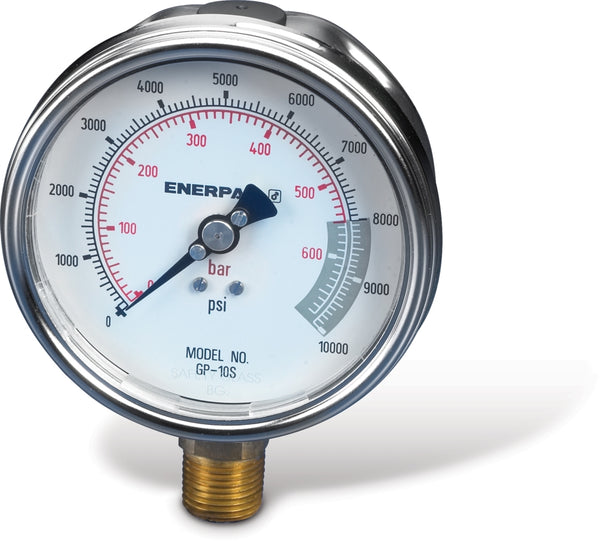 GP10S, manomètre hydraulique, 10 000 psi, 700 bar 