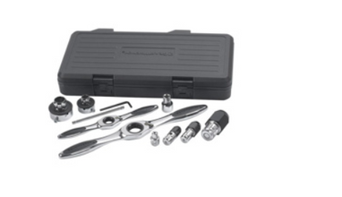 82807 : Clé à cliquet Gear Wrench, kit d'accessoires pour tarauds et filières (11 pièces) - Description