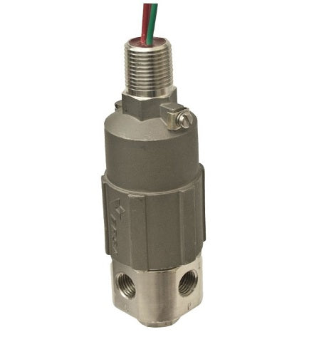 Vanne 3 voies, acier inoxydable, 24 V CC | E3SM-3301-36-316-LC-XPN-D024