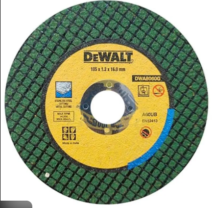 DEWALT 105MM X 1.2MM X 16MM INOX GREEN CUTTING