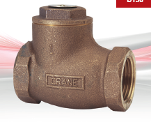 Clapet anti-retour à battant D138 avec disque métallique – Bronze 