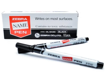 ZEBRA NAME PEN MARKER