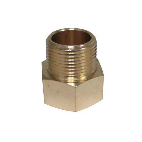 Adaptateur en laiton - 1 pouce NPT mâle x 1 pouce BSPP femelle