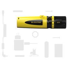 Lampe torche Ledlenser EX7R à sécurité intrinsèque, rechargeable, 220 lm, IP68, zone de focalisation avancée, 1/21