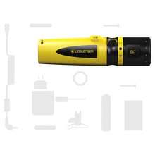 Lampe torche Ledlenser EX7 à sécurité intrinsèque 200 lm IP68, zone de focalisation avancée 0/20