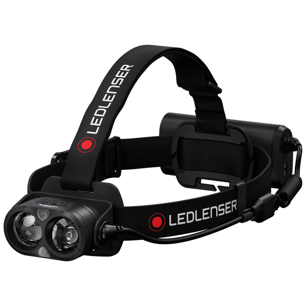 Lampe frontale Ledlenser H19R Core 3500lm rechargeable IP68 à double LED Fusion indépendante (faisceau large et spot)
