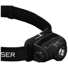 Lampe frontale Ledlenser H5R Core 500 lm rechargeable IP67 à intensité lumineuse variable et mise au point avancée