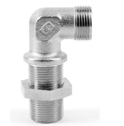 Coude de cloison en acier Parker WSV30SCF
