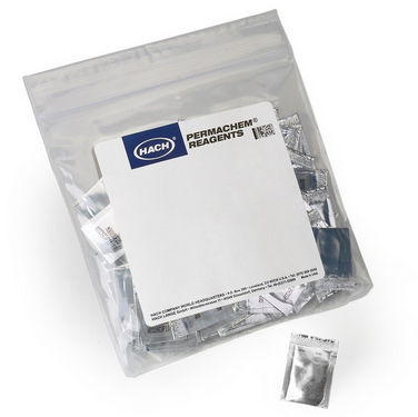 POUDRE INDICATEUR DE BROMOCRÉSOL VERT-ROUGE DE MÉTHYLE POUR ANALYSE DE L'ALCALINITÉ TOTALE DE L'EAU (100 OREILLERS/PAQUET) FABRICANT : HACH EUROPE