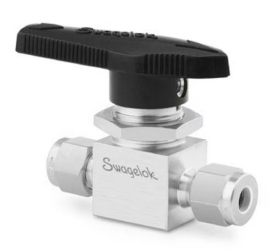 SS-45S8 - SS316, vanne à bille de 1/2" de diamètre extérieur