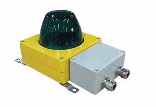 HA-OSH150 FEU PÉRIMÉTRIQUE D'HÉLICOÏDALE À LED VERT 5W 95-255VAC IP67 (ARTICLES ALTERNATIFS)