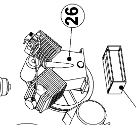 Pièce de rechange 854DC - Huile pour compresseur E00498