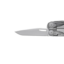 Outil multifonction Leatherman Surge robuste en acier inoxydable 420HC, finition oxyde noir, 2 lames, étui noir MOLLE - Boîte